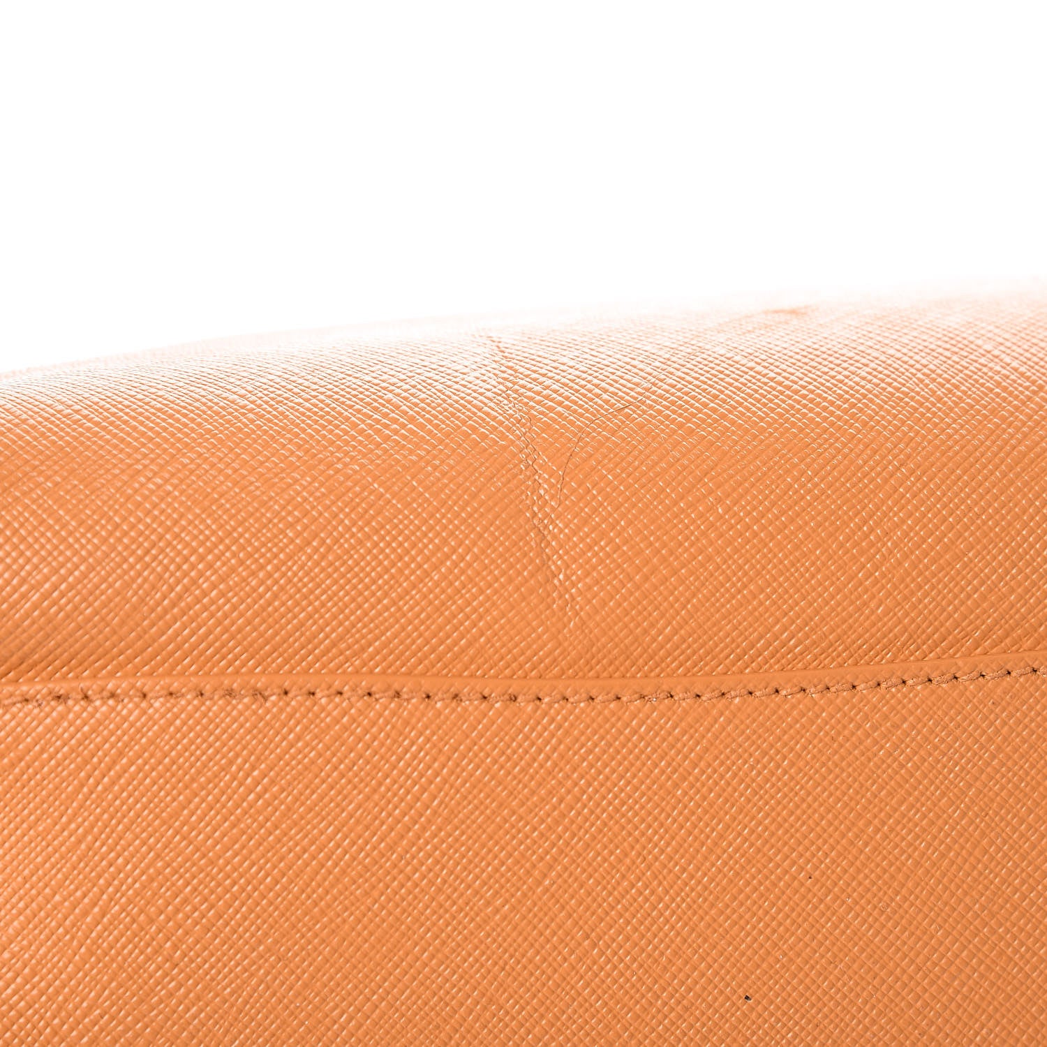 Prada Saffiano Lux Bowler Ocra 18 of 24