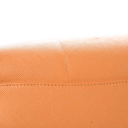 Prada Saffiano Lux Bowler Ocra 18 of 24