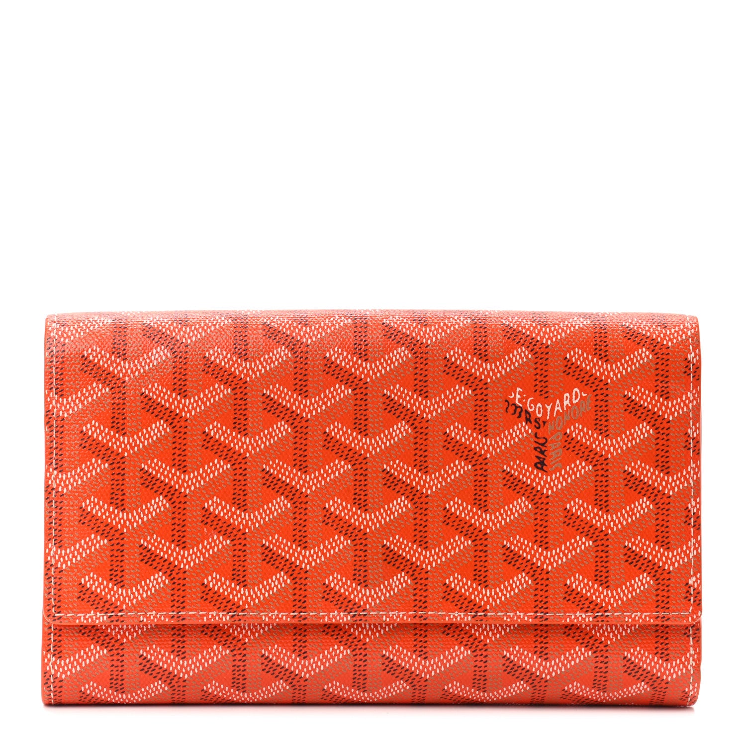 Goyard Goyardine Rivoli Wallet Orange 1 of 7