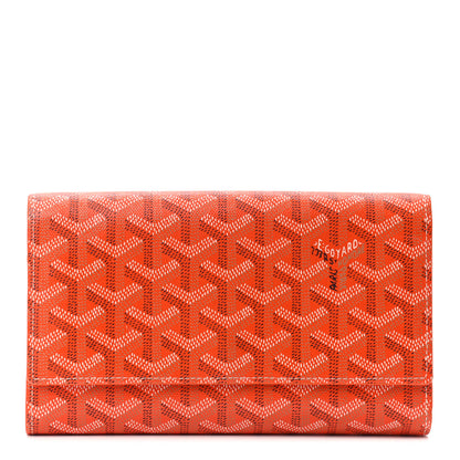 Goyard Goyardine Rivoli Wallet Orange 1 of 7