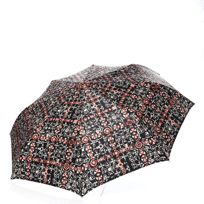 Chanel CC Umbrella with Patent Quilted Carrier Black 3 of 10