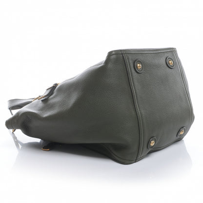 Saint Laurent Large Downtown Tote Olive 4 of 7