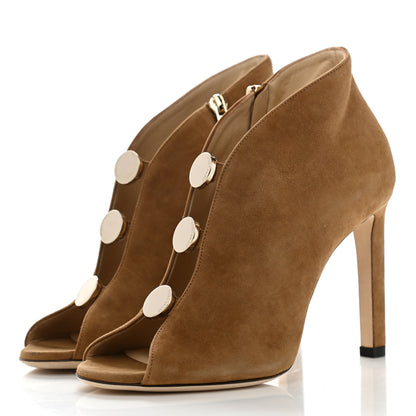 Jimmy Choo Suede Lorna 100 Pumps 37 Hazel 3 of 8
