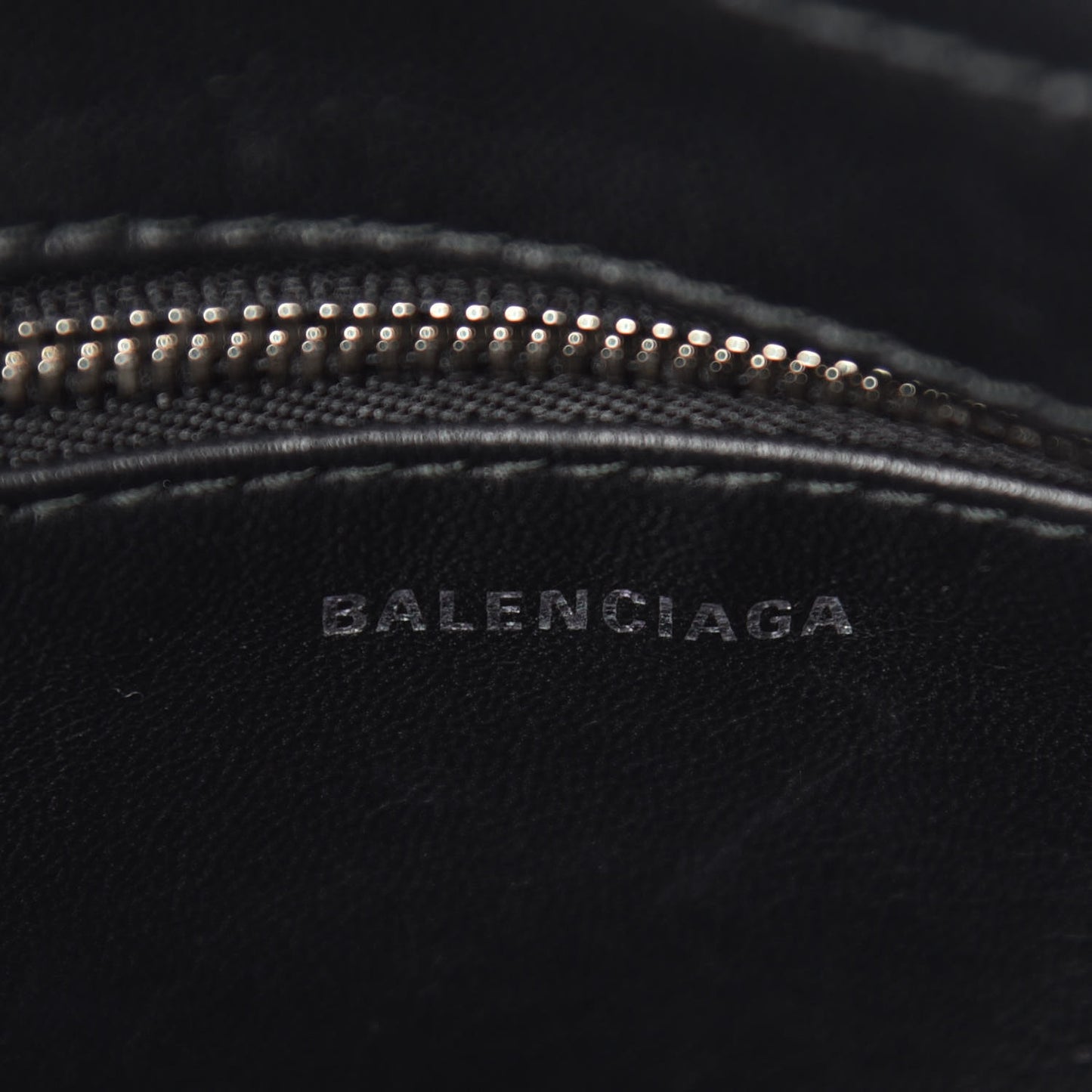 Calfskin S Triangle Duffle Grey