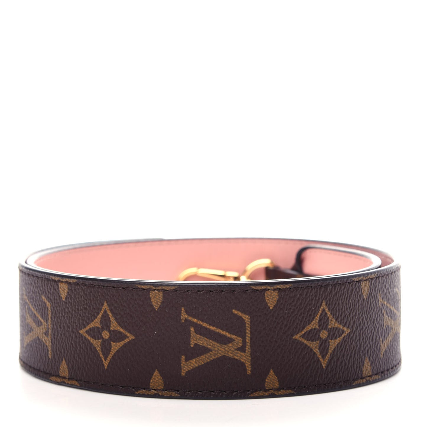 Monogram Bandouliere Shoulder Strap Rose Poudre