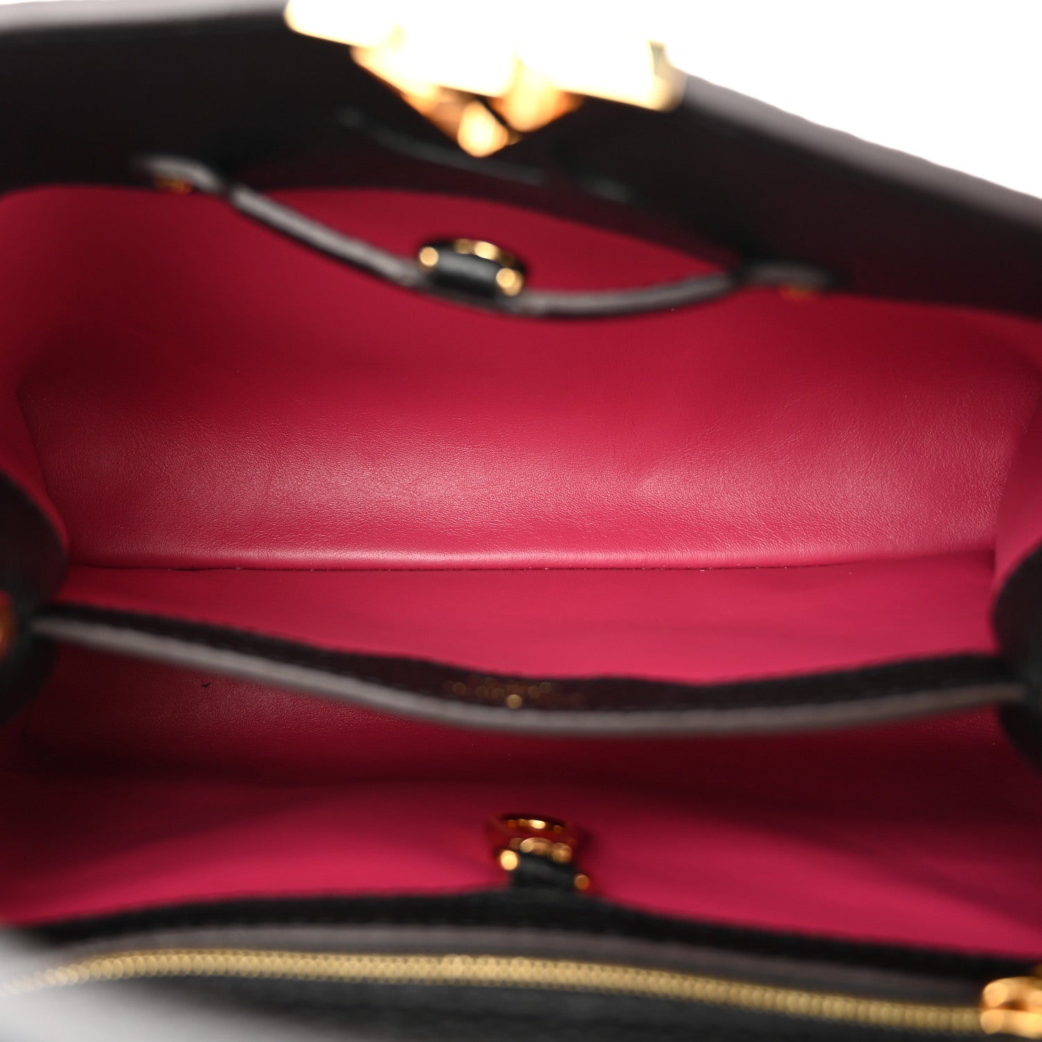 Louis Vuitton Taurillon Capucines BB  Black 5 of 9