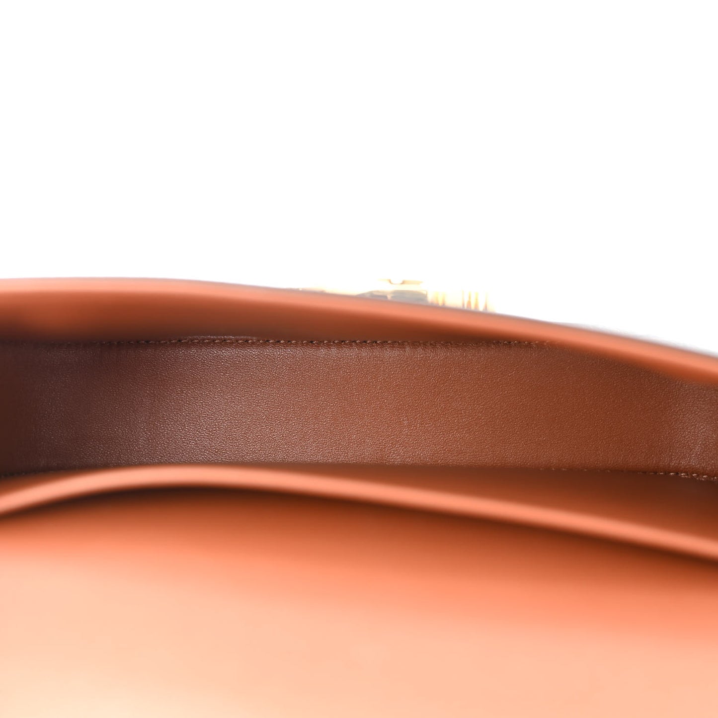 Triomphe Canvas Chain Shoulder Bag Tan