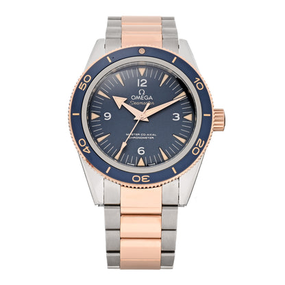 Omega Titanium 18K Rose Gold 41mm 300 Seamaster Master Co-Axial Chronometer Automatic Watch Blue 233.60.41.21.03.001 1 of 5