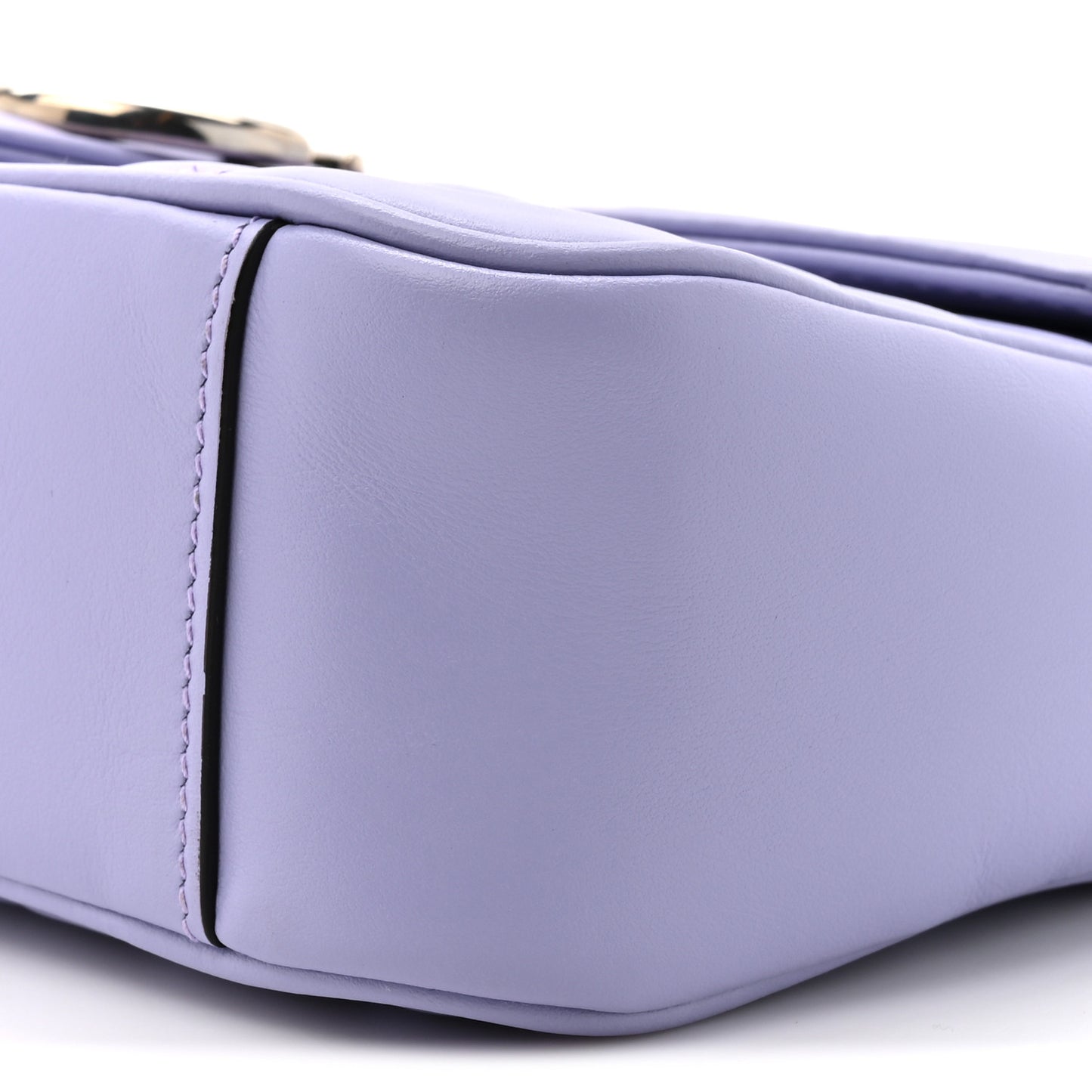 Calfskin Matelasse Small GG Marmont Shoulder Bag Lapis