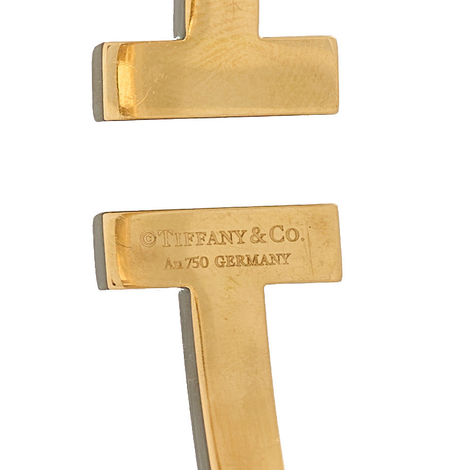 18K Yellow Gold T Square Bracelet