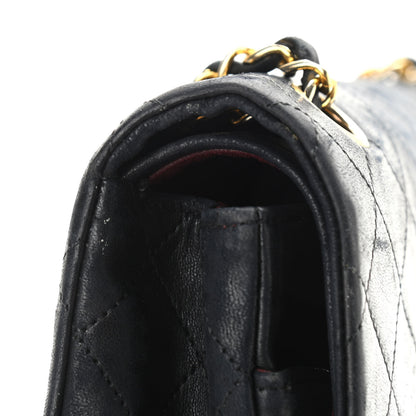 Chanel Lambskin Quilted Medium Double Flap Black 21 of 23