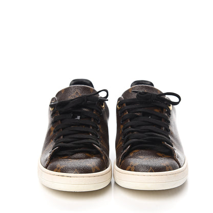 Louis Vuitton Patent Monogram Frontrow Sneakers 37 2 of 12