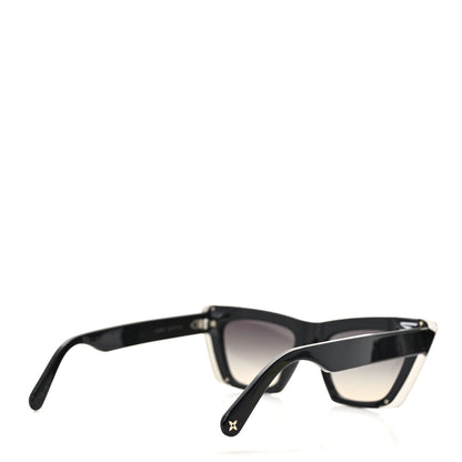 Louis Vuitton Acetate LV Fame Cat Eye Sunglasses z1776w Black 4 of 8