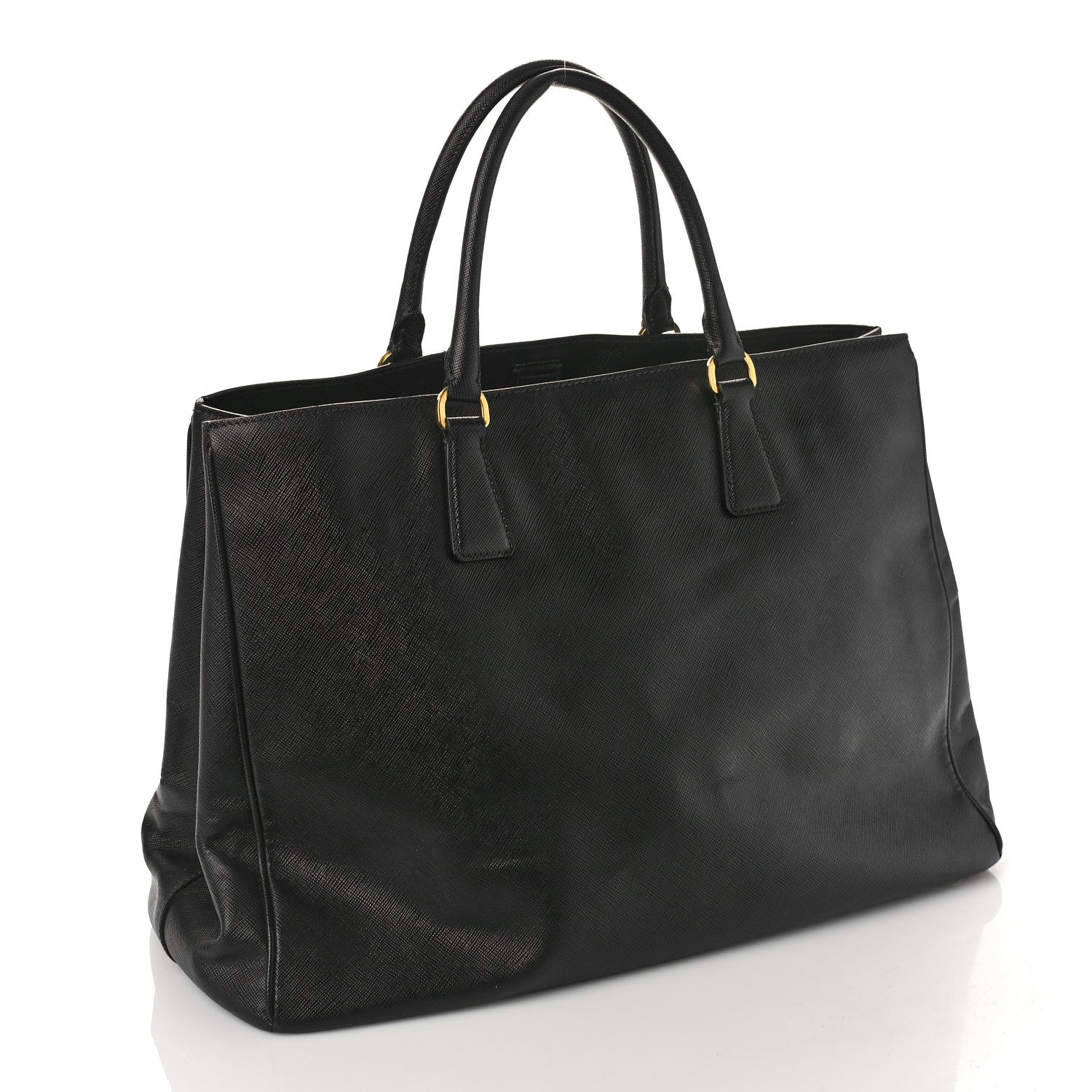 Prada Saffiano Lux Extra Large Galleria Double Zip Tote Black 3 of 10