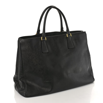 Prada Saffiano Lux Extra Large Galleria Double Zip Tote Black 3 of 10