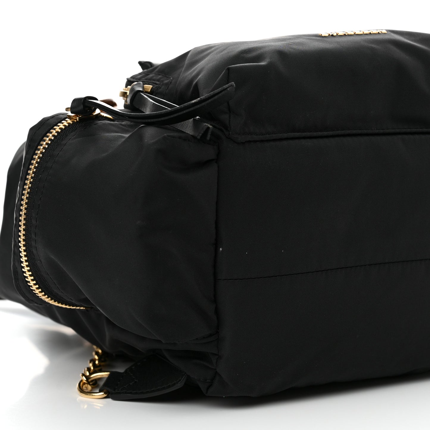 Nylon Medium Rucksack Backpack Black