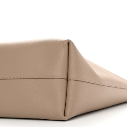 Saint Laurent Calfskin Large Shopping Tote Dark Beige 11 of 13