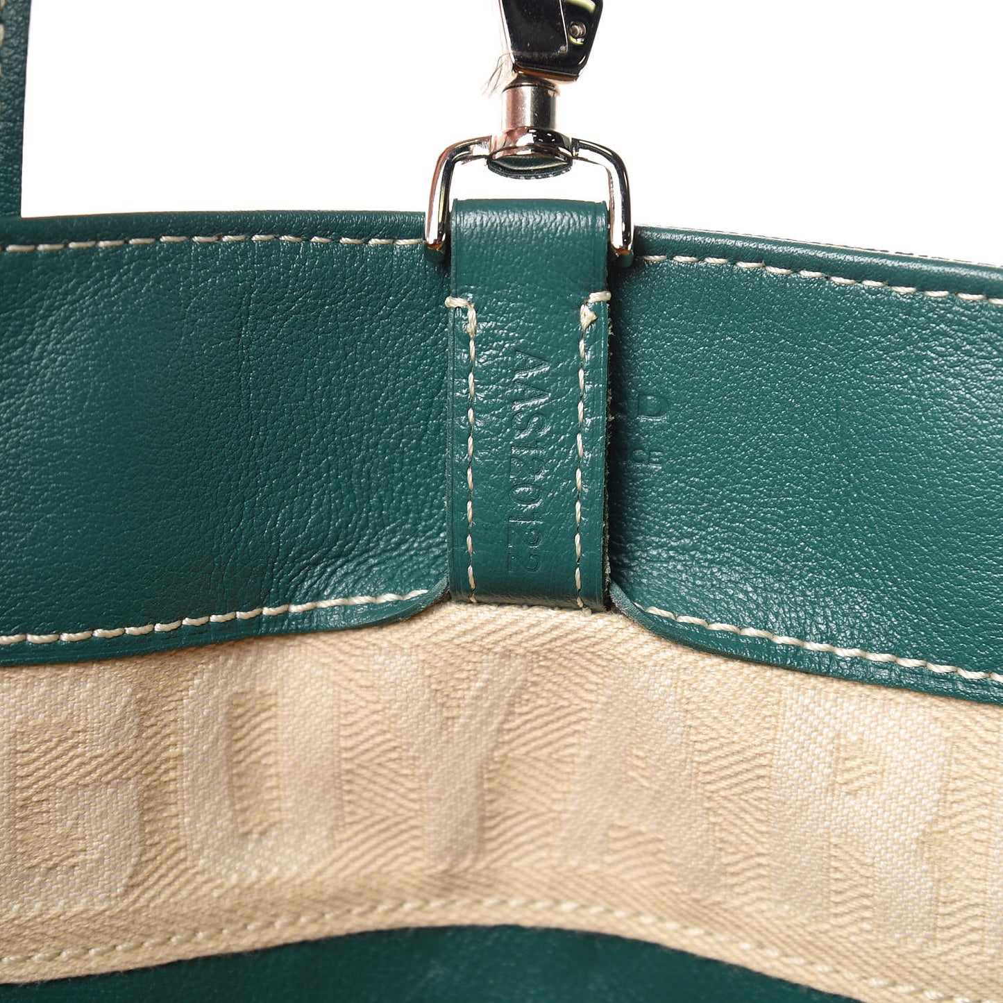 Goyardine Voltaire Smile Tote Green