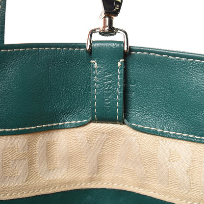Goyard Goyardine Voltaire Smile Tote Green 7 of 7