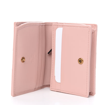 Gucci Calfskin Matelasse GG Marmont Card Case Wallet Perfect Pink 4 of 7