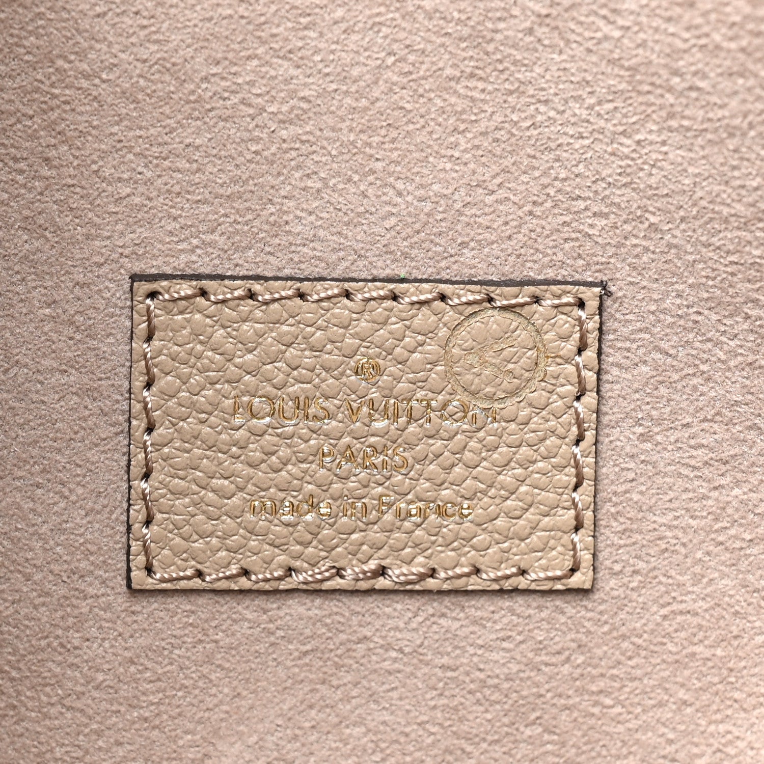 Louis Vuitton Empreinte Monogram Giant Loop Hobo Dove Gray Cream 8 of 10