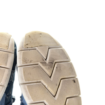Louis Vuitton Denim Rubber Monogram Fastlane Low Sneakers 11 Navy 10 of 12