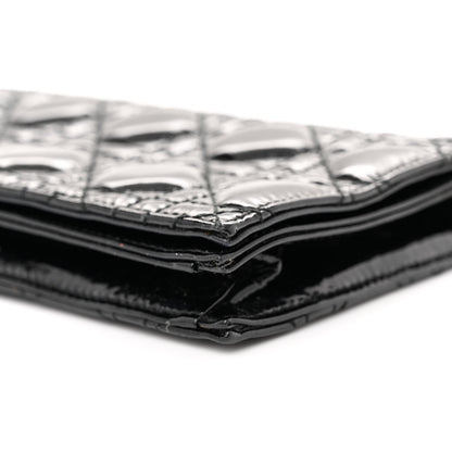 Christian Dior Patent Cannage Lady Dior Convertible Clutch Black 10 of 12