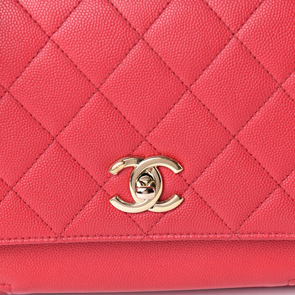 Chanel Caviar Quilted Medium Business Affinity Flap Red 10 of 11