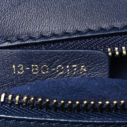 Christian Dior Lambskin Studded Medium Diorama Flap Bag Navy Blue 9 of 12