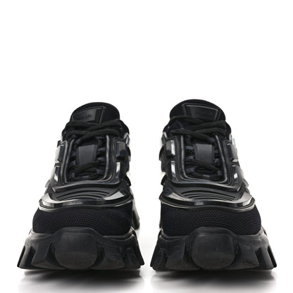 Prada Rubber Technical Knit Fabric Cloudbust Thunder Sneakers 37 Black 2 of 10