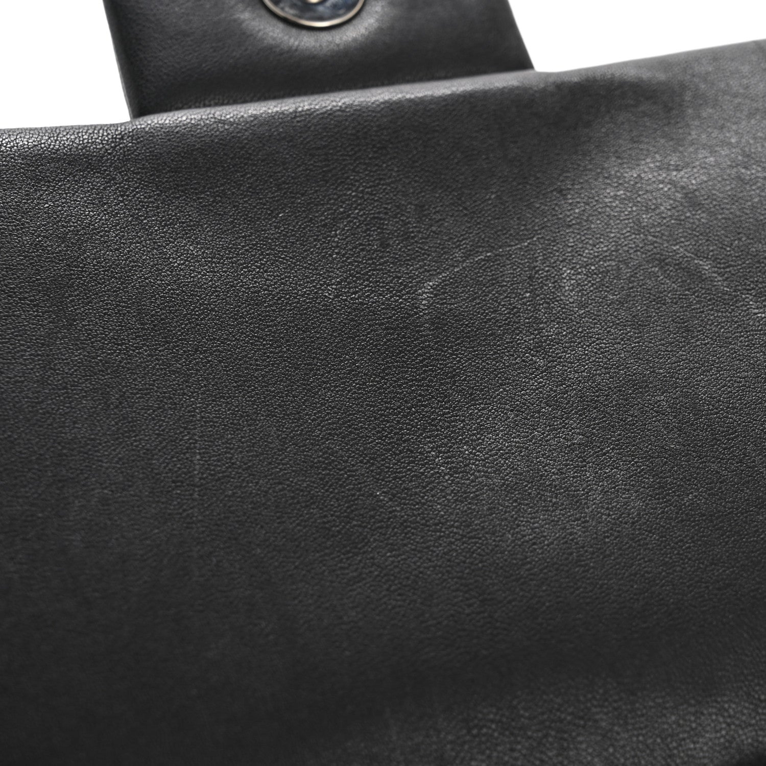 Chanel Washed Lambskin Quilted Maxi Chain Around Flap Black 11 of 13