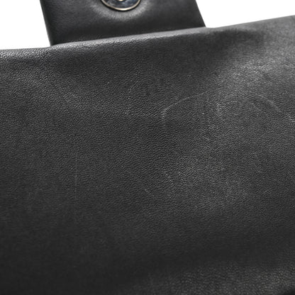 Chanel Washed Lambskin Quilted Maxi Chain Around Flap Black 11 of 13