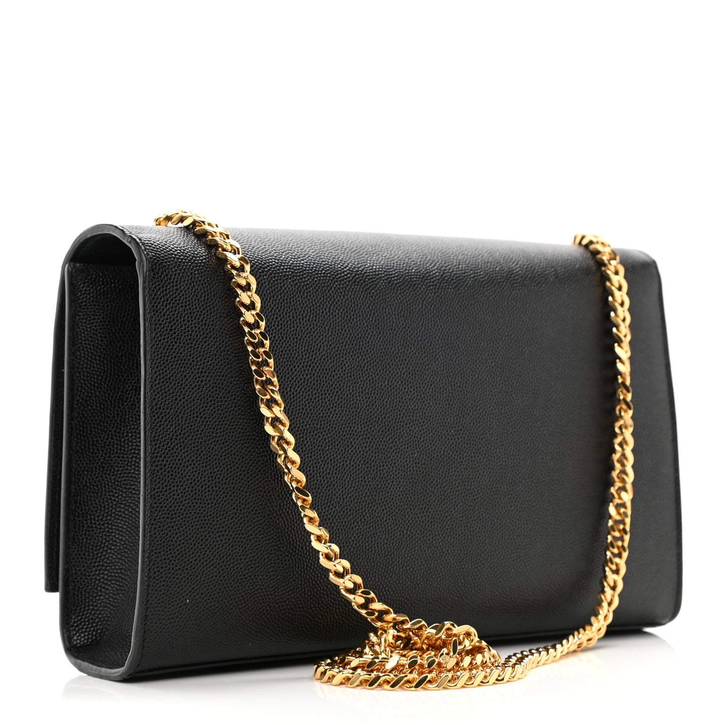 Grain De Poudre Medium Classic Monogram Kate Satchel Black