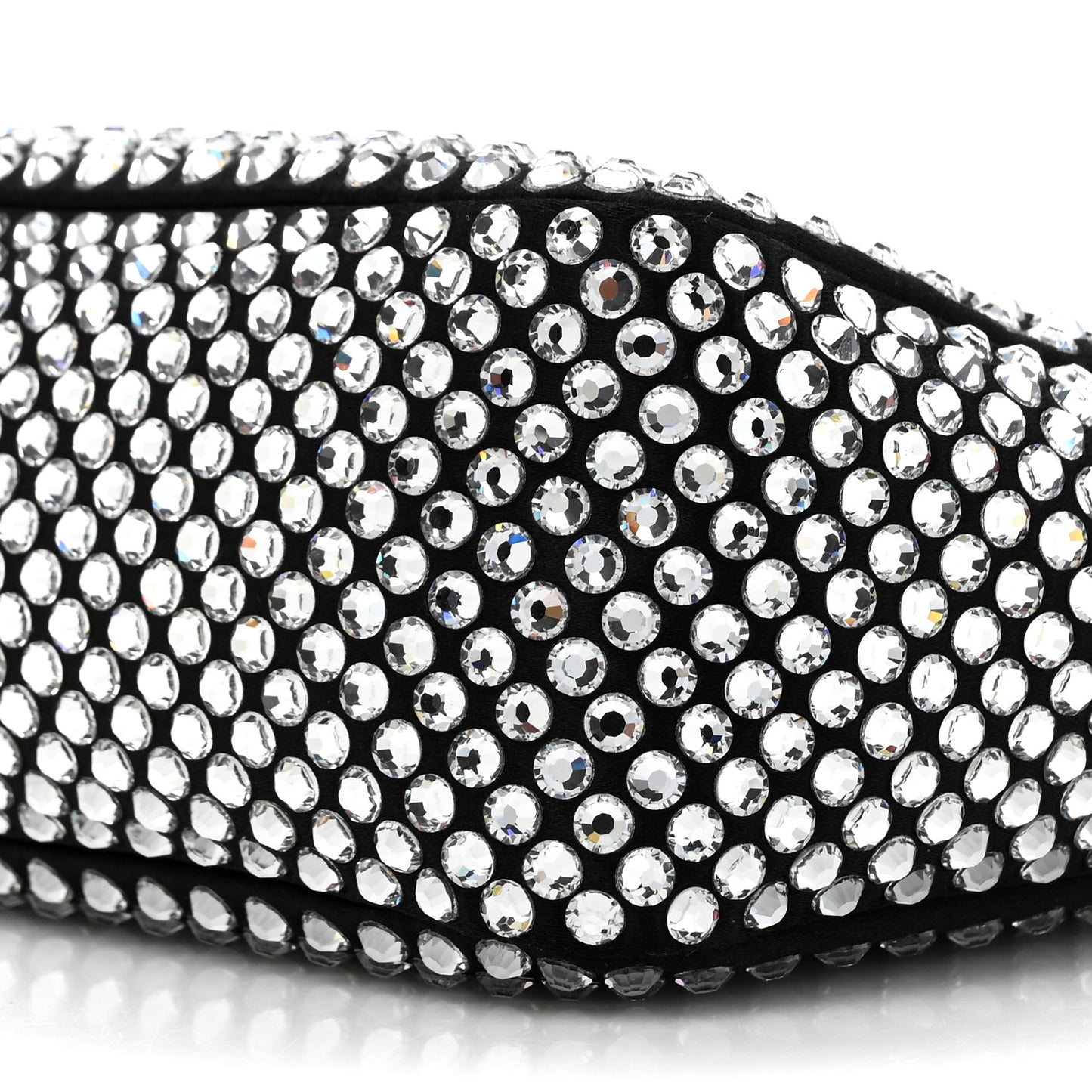 Satin Crystal Mini Re-Edition 2000 Bag Cristal