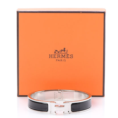 Hermes Enamel Narrow Clic Clac H Bracelet GM Black 5 of 5