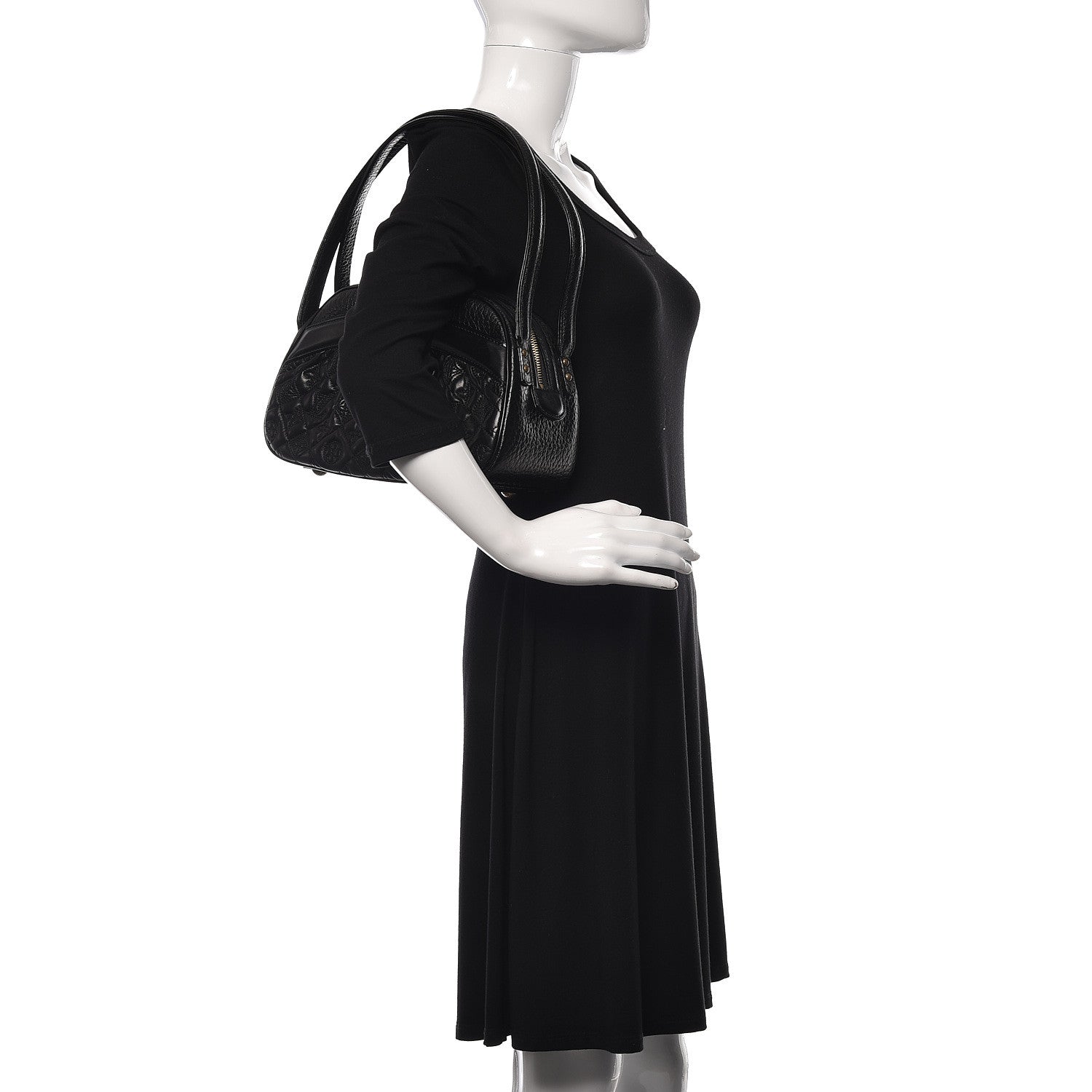 Louis Vuitton Lambskin Vienna Klara Black 2 of 9