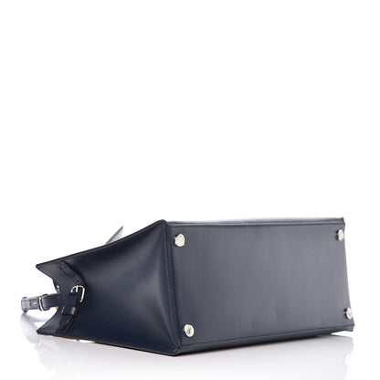 Balenciaga Smooth Calfskin Karung Padlock Work XS Bleu Outremer Jaune Citrus 4 of 9