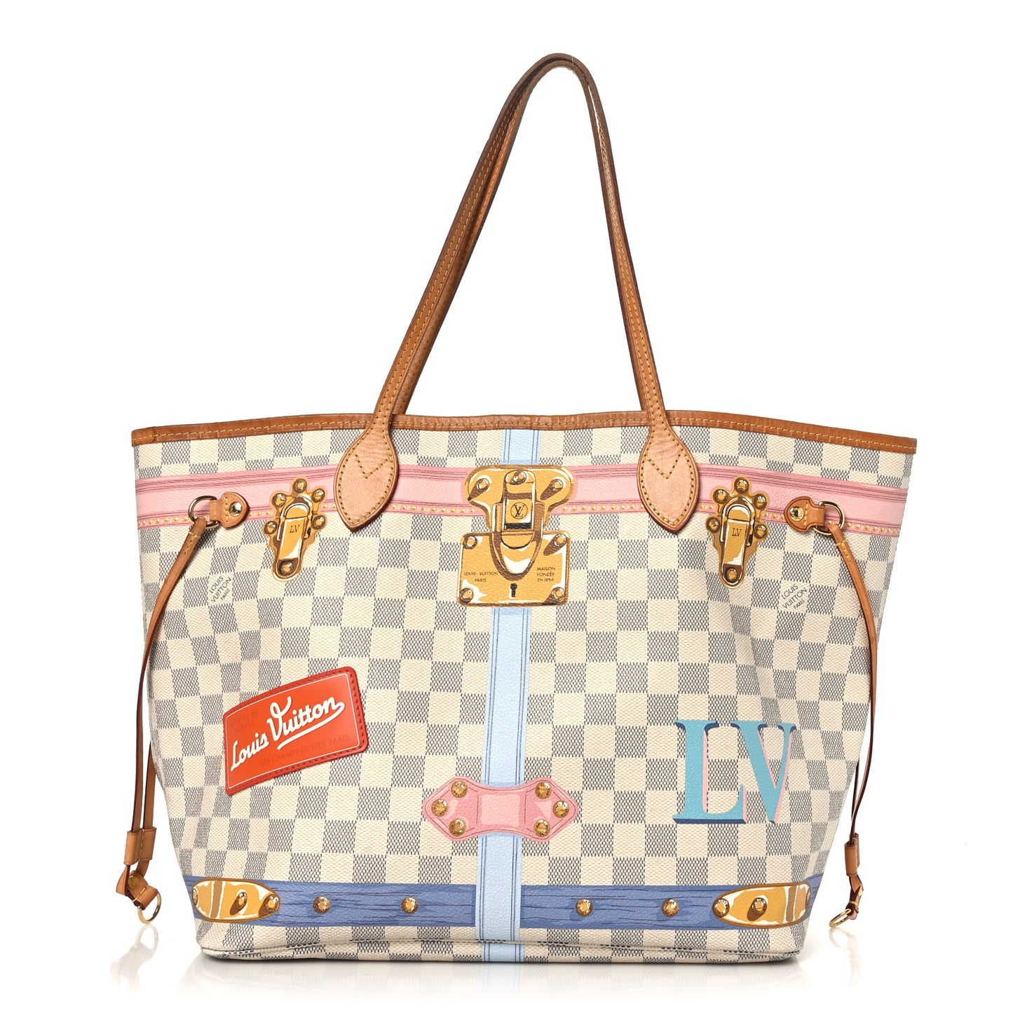 Damier Azur Summer Trunks Neo Neverfull MM