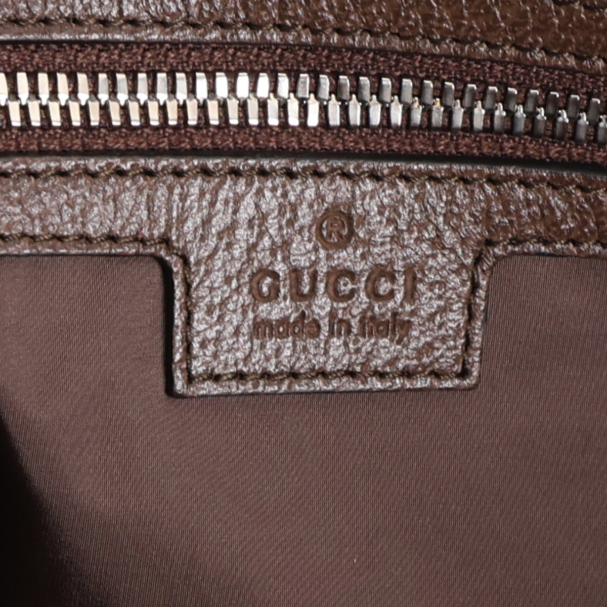 Gucci Tender GG Supreme Monogram Textured Dollar Calfskin Web Tote Beige Ebony New Acero 6 of 10