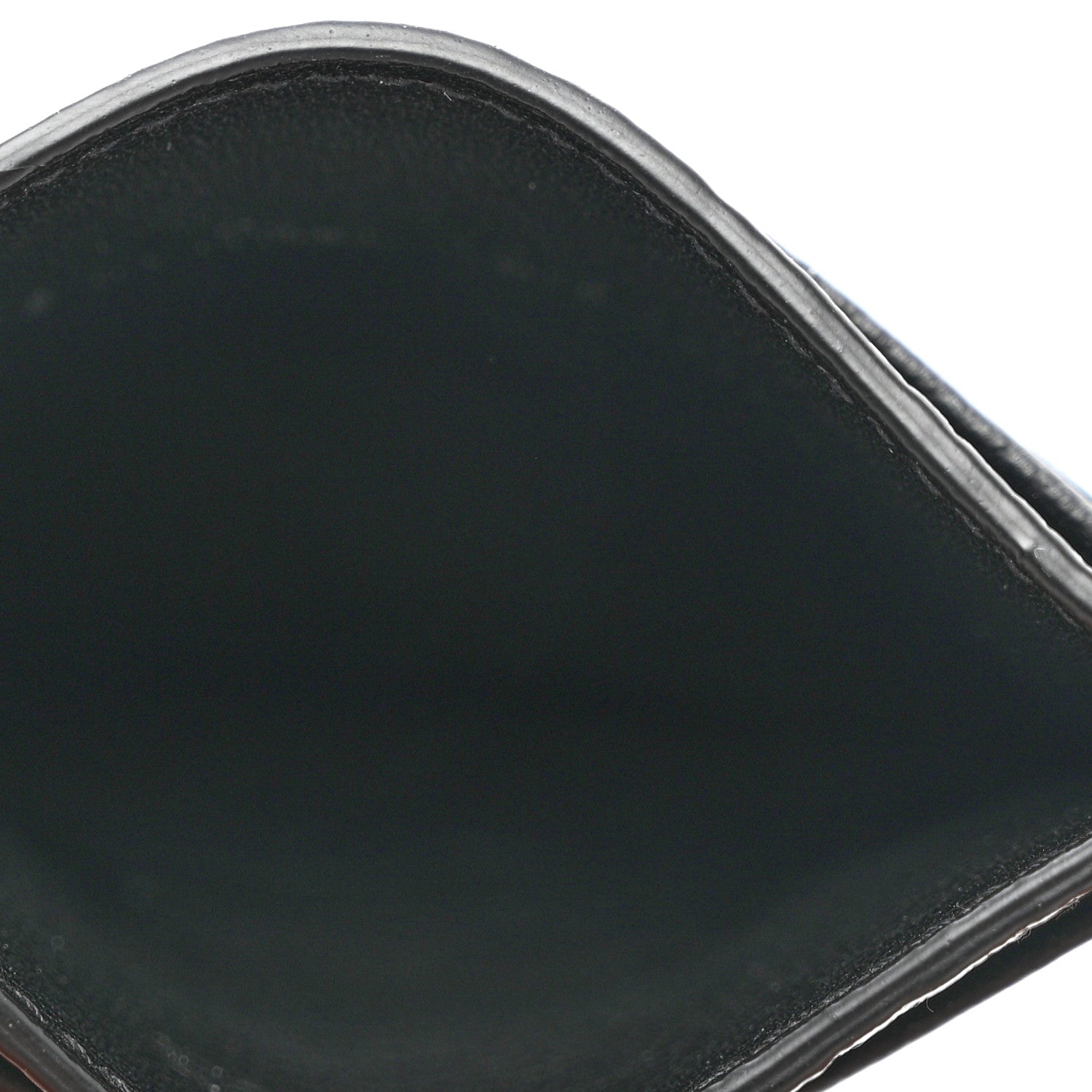 Christian Dior Grained Calfskin Oblique Card Holder Black 7 of 7