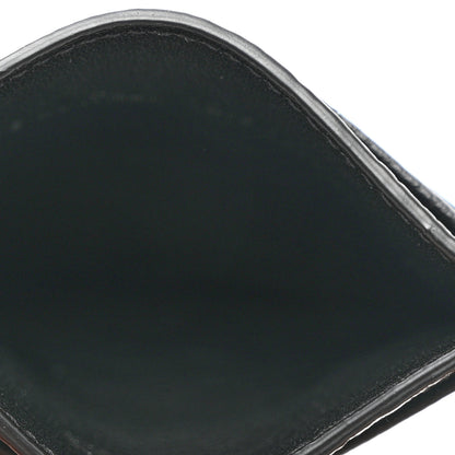 Christian Dior Grained Calfskin Oblique Card Holder Black 7 of 7