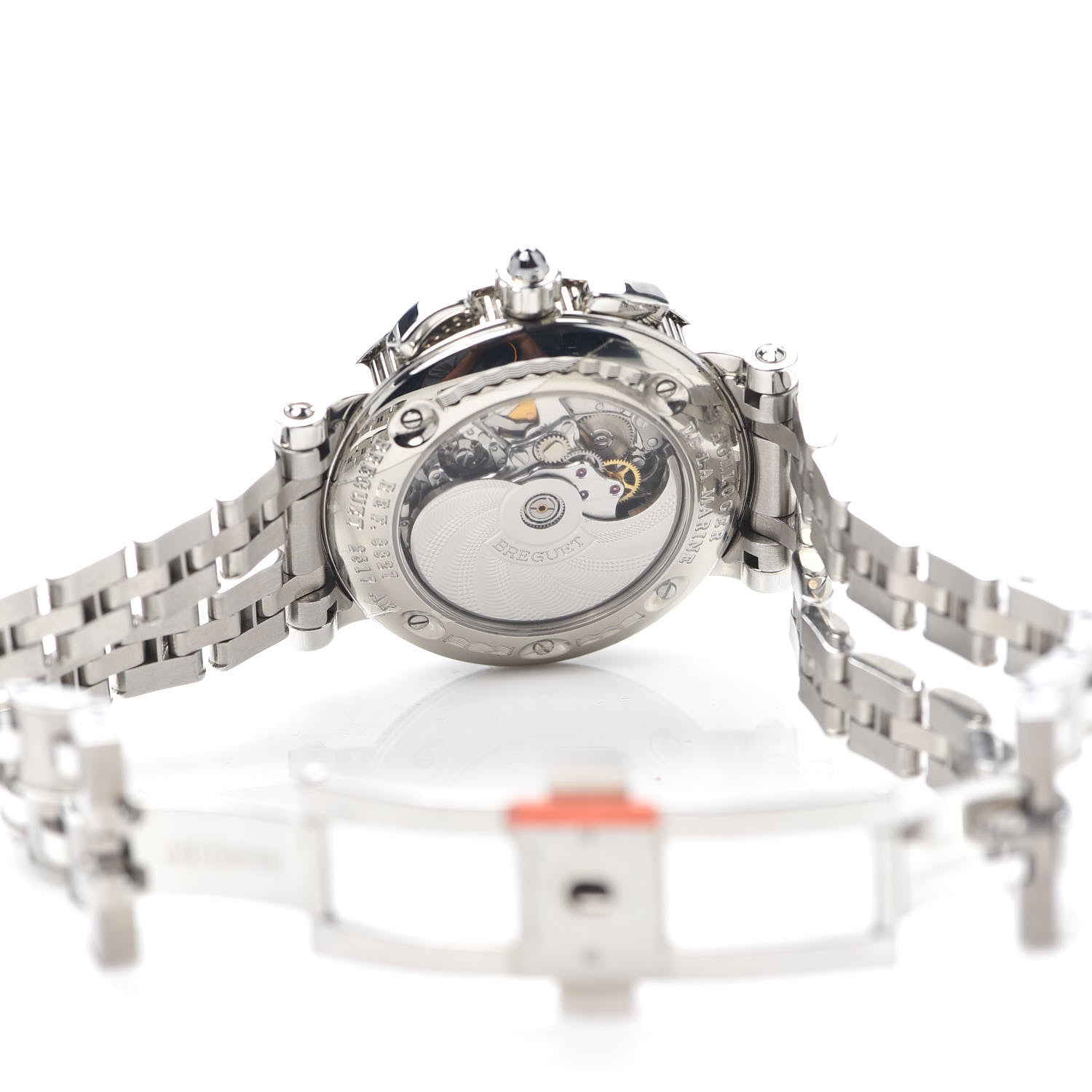 Breguet Stainless Steel Mother of Pearl 35mm Marine Automatic Watch 8827ST/5W/SM0 5 of 6