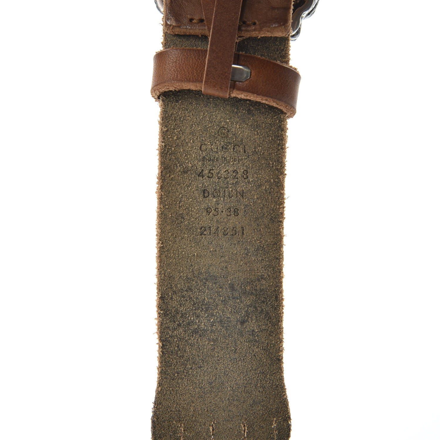 Gucci Calfskin Braided Dionysus Belt 95 38 Cuir 3 of 3