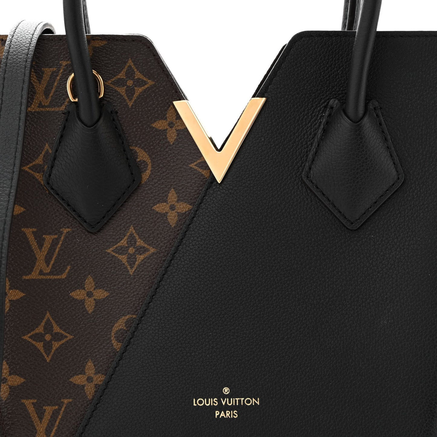 Calfskin Monogram Kimono Tote PM Black