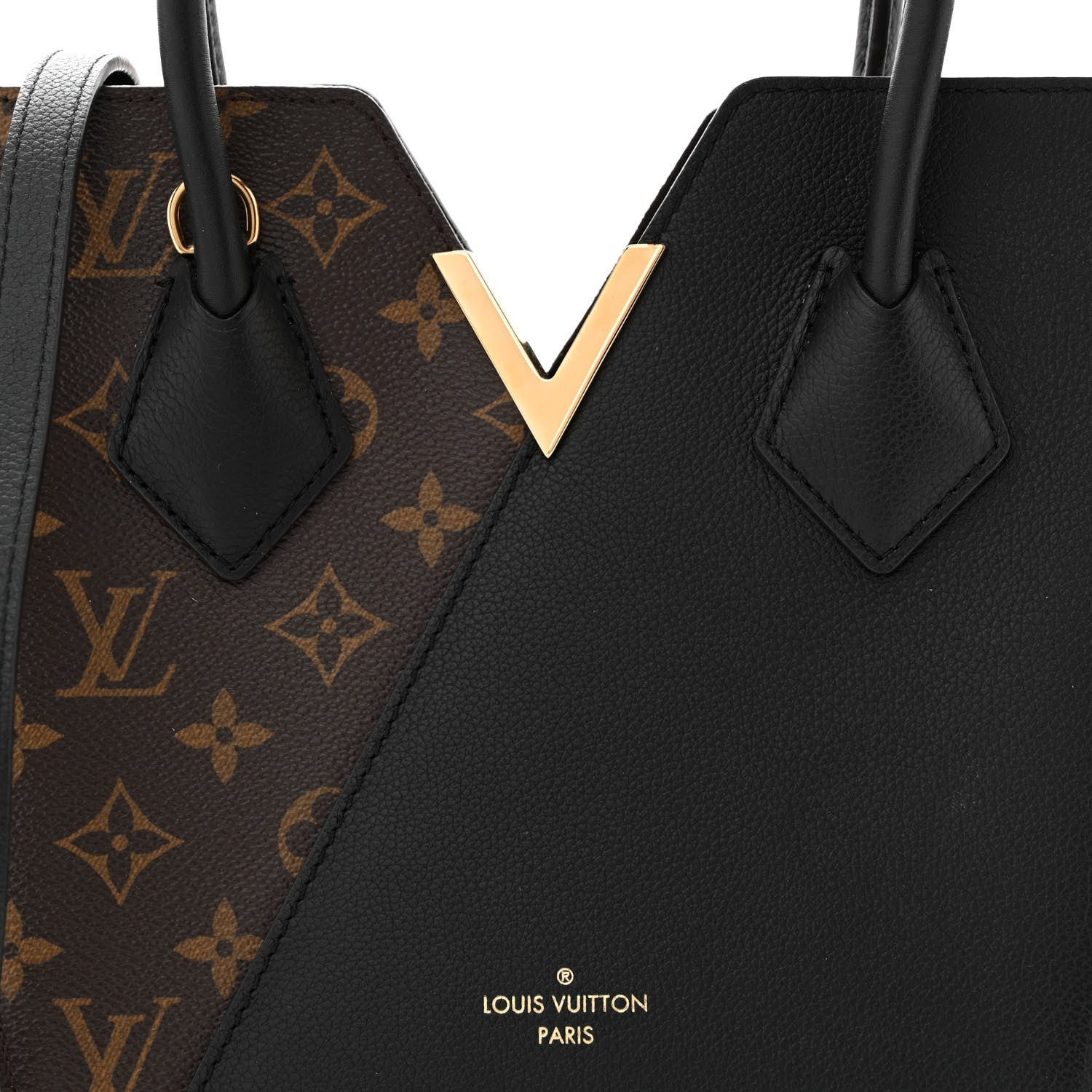 Louis Vuitton Calfskin Monogram Kimono Tote PM Black 8 of 11