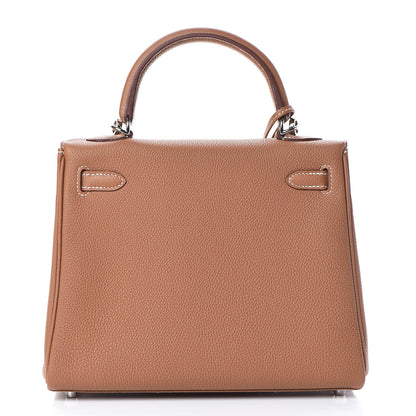 Hermes Togo Kelly Retourne 25 Gold 5 of 38