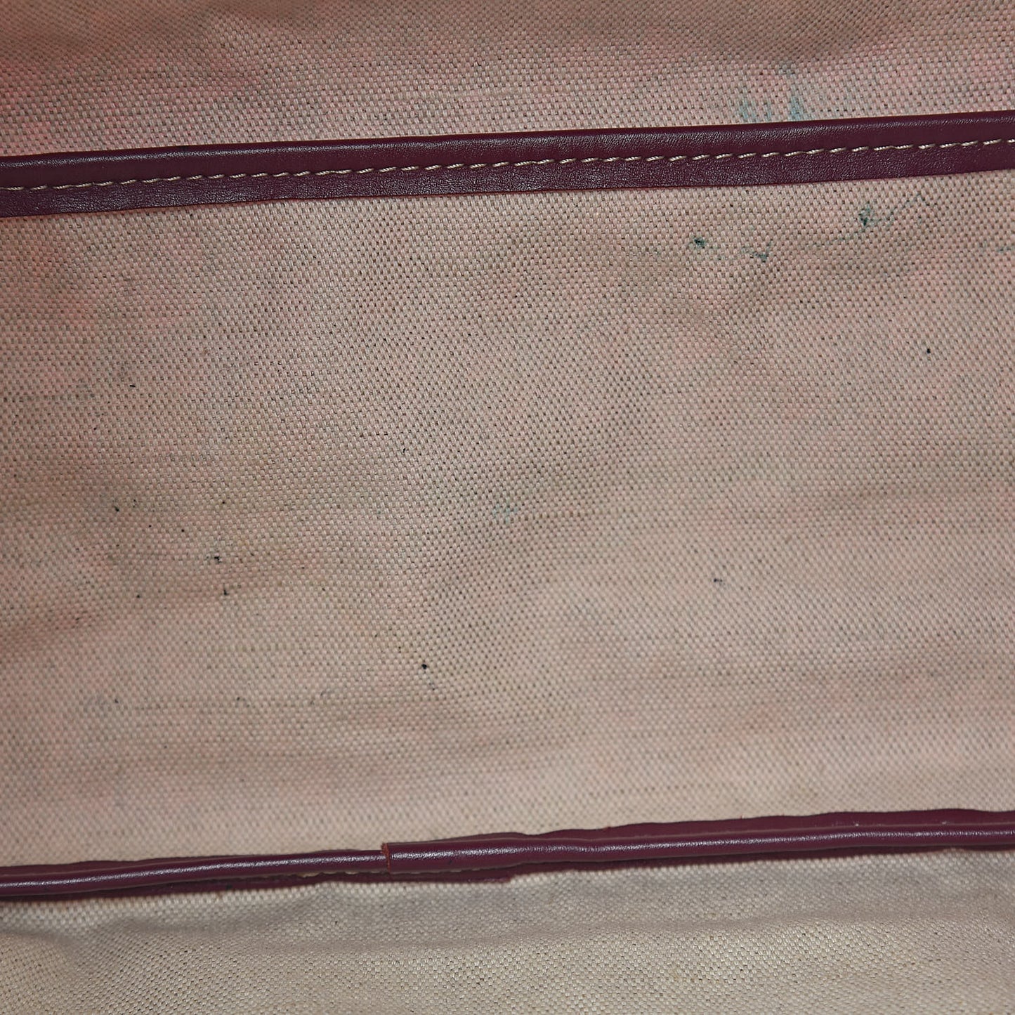 Goyardine Fidji Zip Hobo Burgundy