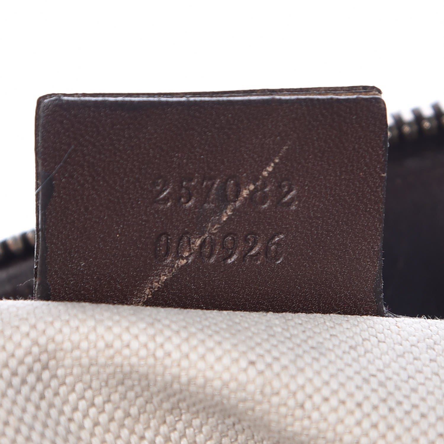 Gucci Monogram Vintage Web Medium Half Moon Hobo Dark Brown 7 of 8