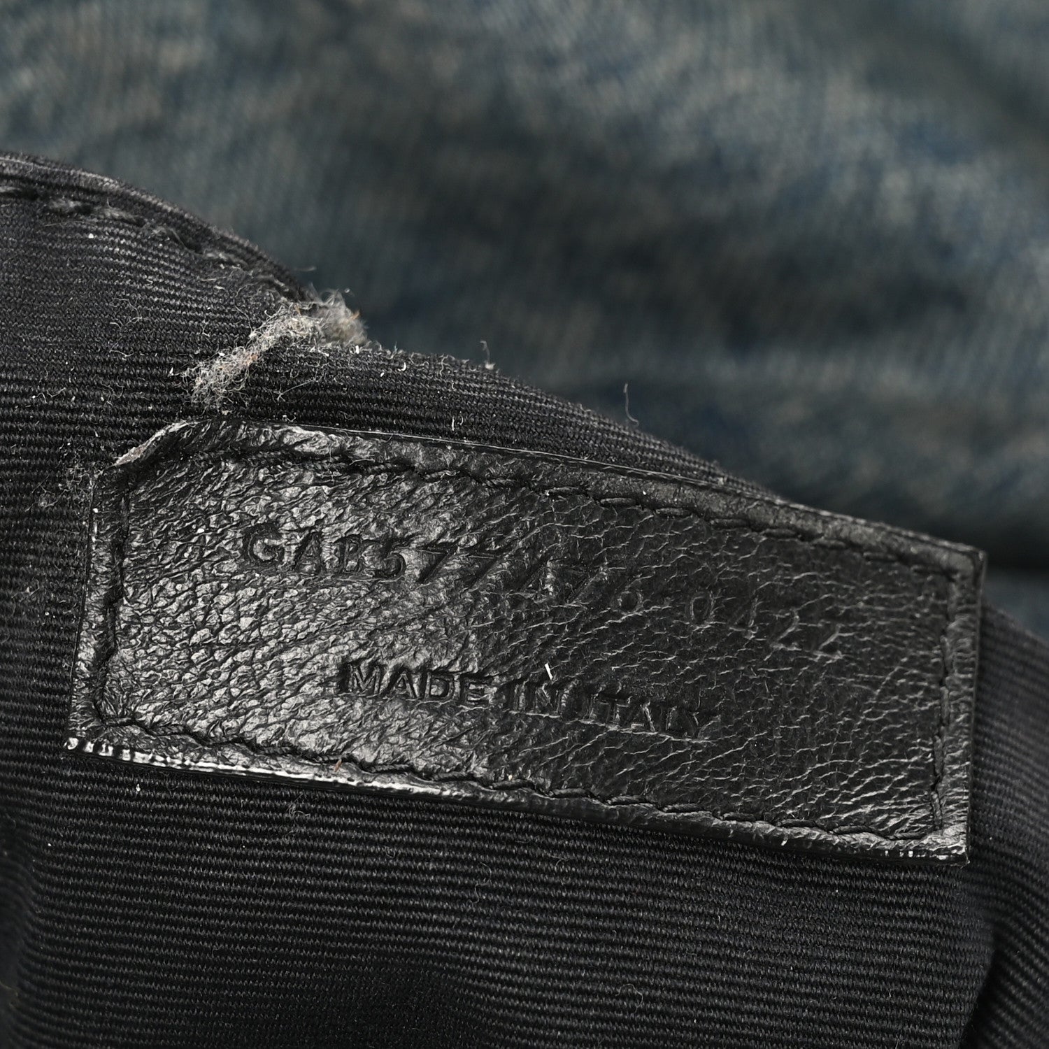 Saint Laurent Denim Quilted Small Loulou Puffer Monogram Chain Satchel Blue Cinnamon 7 of 11