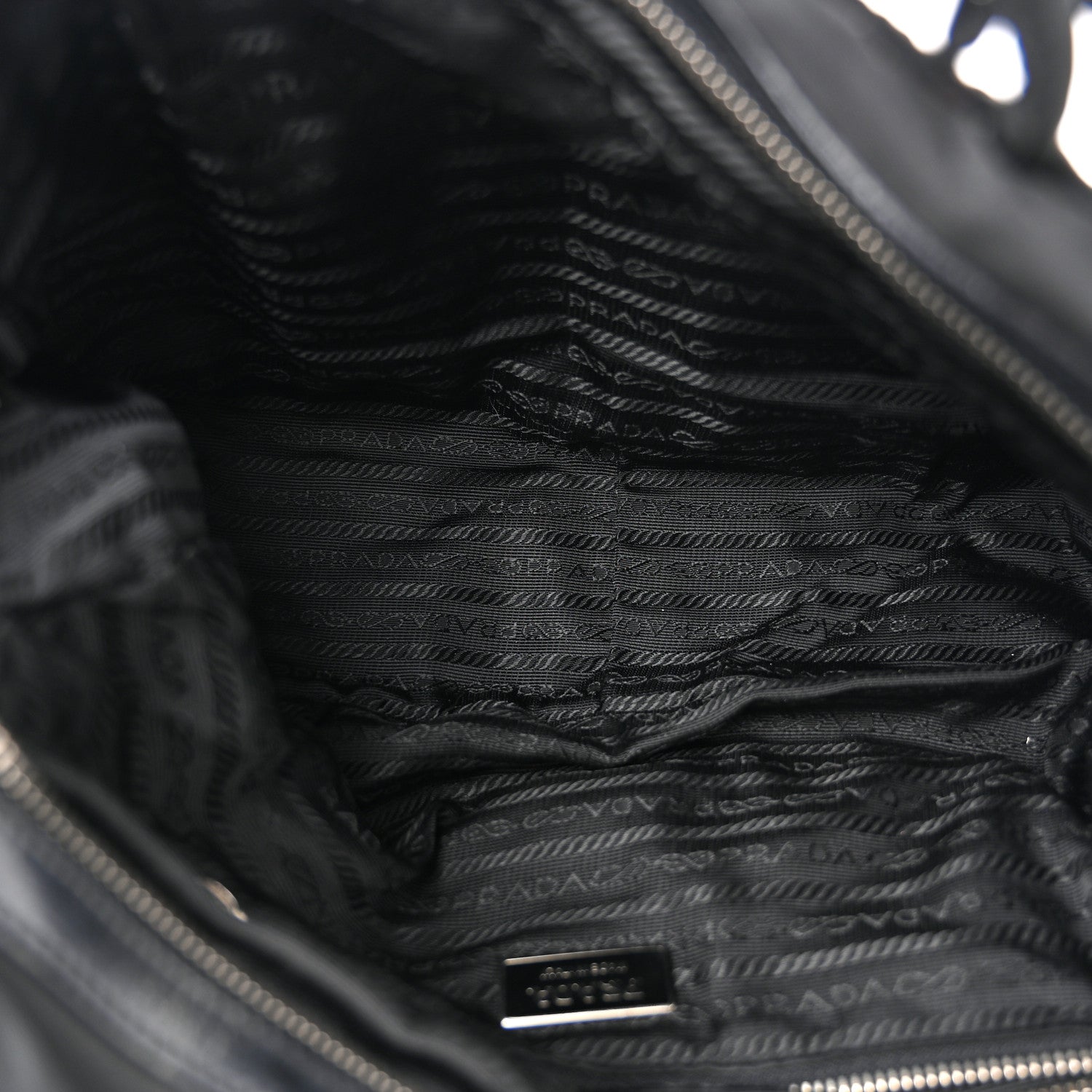 Prada Nylon Pocket Bowler Black 5 of 11